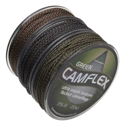 Gardner olověná šňůrka camflex leadcore 20 m 35 lb-barva camo green