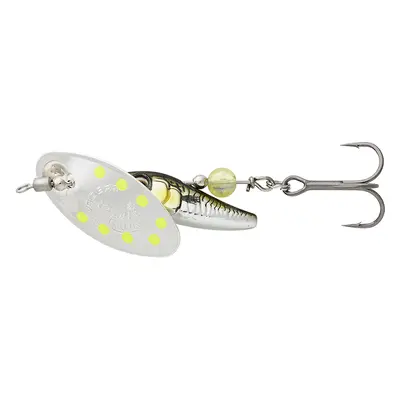 Savage gear třpytka sticklebait spinner green silver ayu - 3 9,1 g