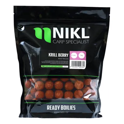 Nikl hotové boilie krillberry ready - 1 kg 20 mm