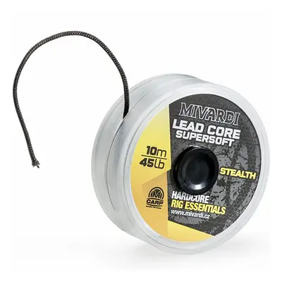 Mivardi olověná šňůrka lead core supersoft stealth 10 m 45 lb