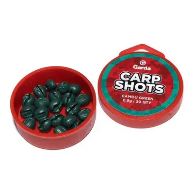 Garda bročky carp shots camou green - 20 ks 0,9 g