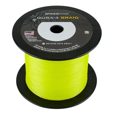 Spiderwire splétaná šňůra dura4 yellow-průměr 0,30 mm / nosnost 29 kg