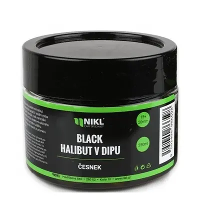 Nikl pelety v dipu black halibut - 15+20 mm 250 g krill berry