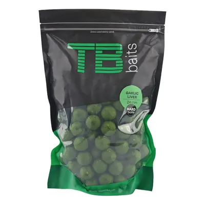 Tb baits hard boilie garlic liver - 1 kg 24 mm