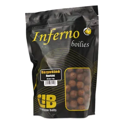 Carp inferno rozpustné boilies nutra line mauricius - 1 kg 20 mm