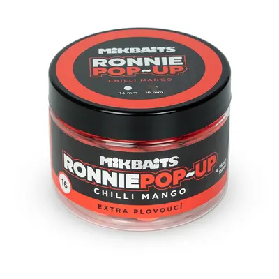 Mikbaits plovoucí boilie ronnie chilli mango 150 ml - 16 mm