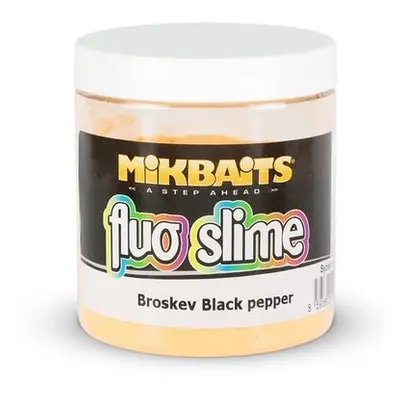 Mikbaits obalovací dip fluo slime 100 g-broskev black pepper