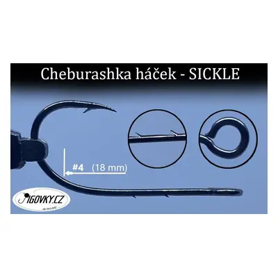 Jigovkycz cheburashka háček sickle - 2/0