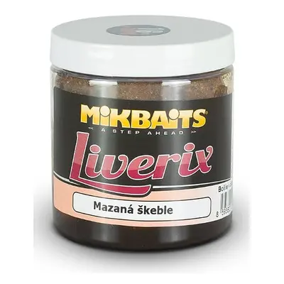 Mikbaits liverix boilie v dipu mazaná škeble 250 g - 24 mm