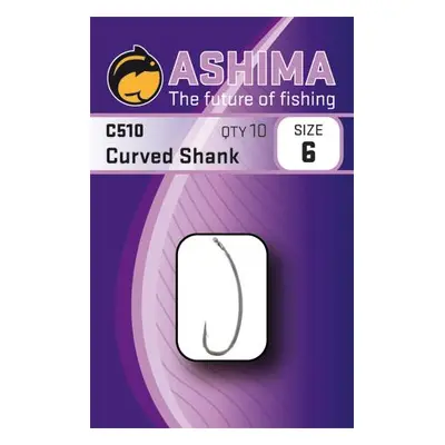 Ashima háčky c510 curved shank (10ks)-velikost 10