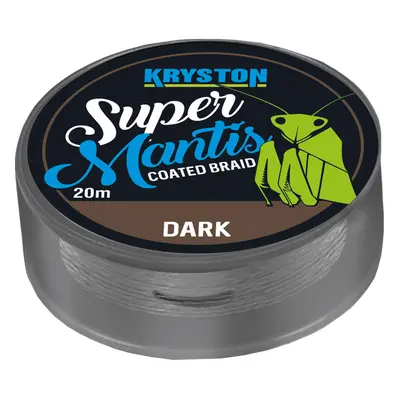 Kryston návazcová šňůra potahovaná super mantis dark 20 m-nosnost 15 lb