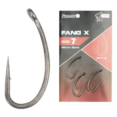 Nash háčky pinpoint fang x micro barbed-velikost 8