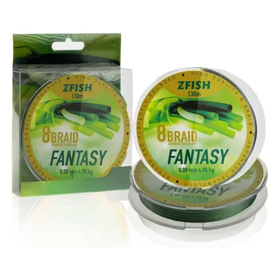 Zfish splénaná šňůra fantasy 8 braid 130 m - 0,15 mm 10,9 kg