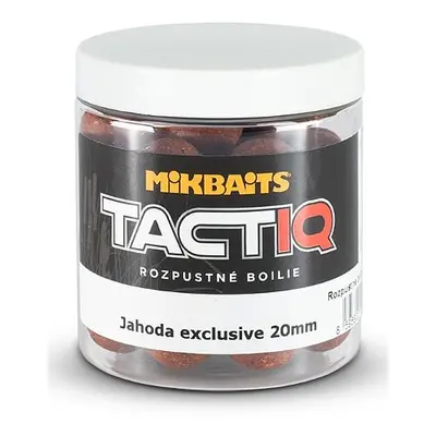 Mikbaits rozpustné boilies tactiq jahoda exclusive 250 ml - 20 mm