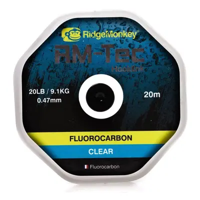 Ridgemonkey tec fluorocarbon-nosnost 20 lb / návin 20 m / barva čirá