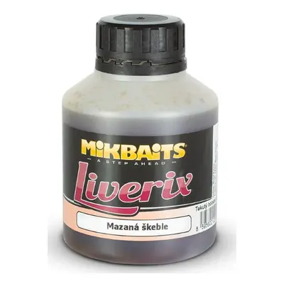 Mikbaits booster liverix mazaná škeble 250 ml