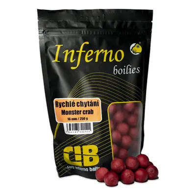 Carp inferno boilies pro rychlé chytání 250 g 16 mm monster crab