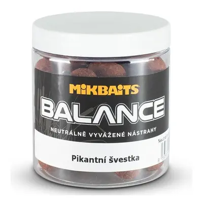 Mikbaits boilie spiceman balance pikantní švestka 250 ml - 24 mm