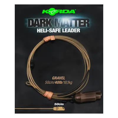 Korda koncová montáž dark matter leader heli safe 18,1 kg 50 cm - gravel