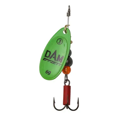 Dam třpytka effzett fluo spinner green - velikost 5 hmotnost 12 g