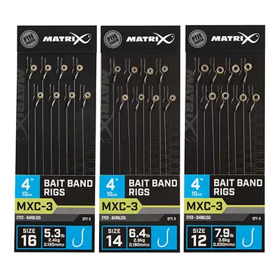 Matrix návazec mxc-3 4” bait band rigs - velikost háčku 14 nosnost 2,9 kg