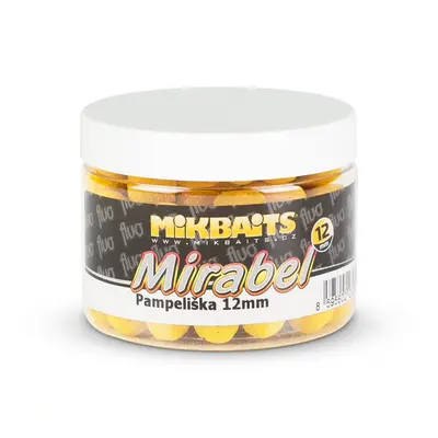 Mikbaits mirabel fluo boilie 150 ml 12 mm - pampeliška