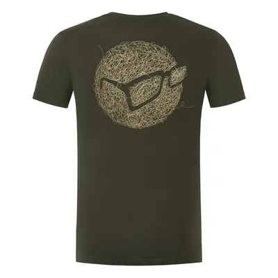 Korda tričko birdsnest tee dark olive - s