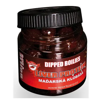 Sportcarp boilies v dipu dipped boilies 200 ml 18 mm-maďarská klobása