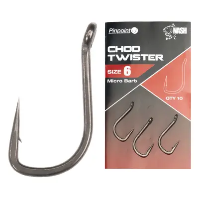 Nash háčky pinpoint chod twister micro barbed-velikost 5