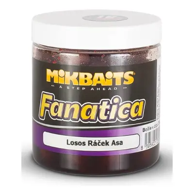 Mikbaits boilies v dipu fanatica losos ráček asa 250 g 16 mm