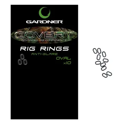 Gardner kroužky covert oval rig rings 10 ks