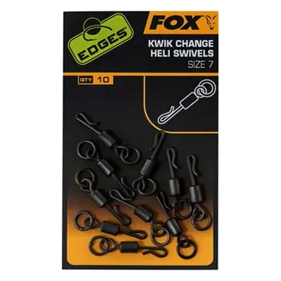 Fox obratlík edges kwik change heli swivels size 7