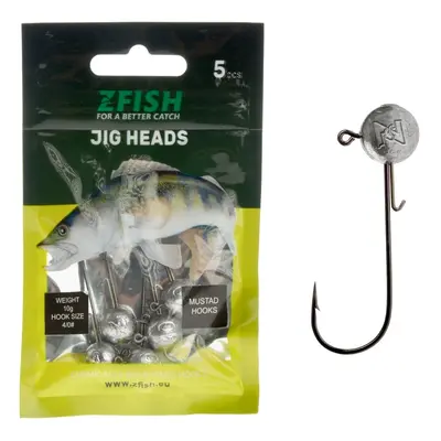 Zfish jigová hlava jig head premium 5 ks - 12 g háček 4/0