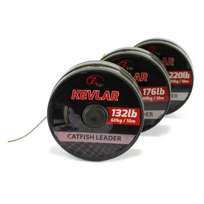 Zfish šňůrka kevlar braid hnědá 10 m-průměr 220 lb / nosnost 100 kg