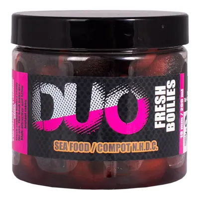 Lk baits boilie duo x-tra fresh sea food/compot nhdc - 200 ml 18 mm