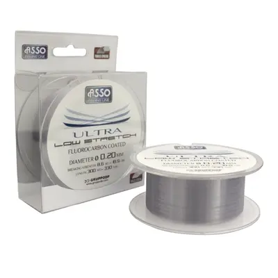 Asso vlasec ultra low stretch 300 m čirá-průměr 0,26 mm / nosnost 10,2 kg