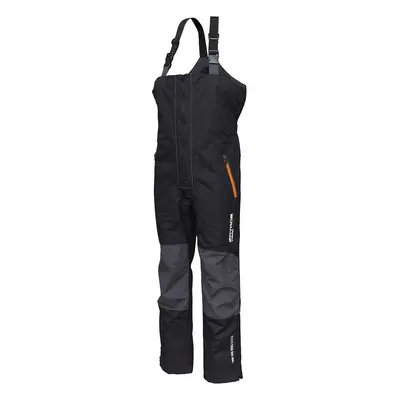 Savage gear kalhoty wp performance bib brace black grey - s