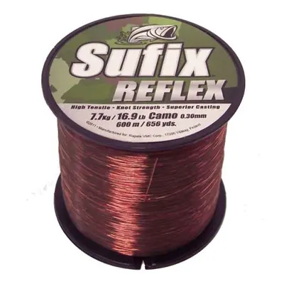 Sufix - rybářský vlasec reflex 600 m camo-průměr 0,35 mm / nosnost 23 lb / 10,5 kg