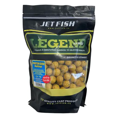 Jet fish extra tvrdé boilie legend range protein bird multifruit 250 g-30 mm