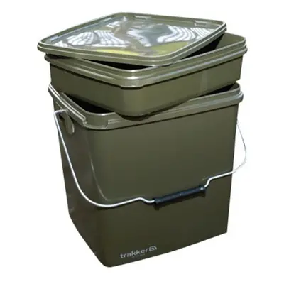 Trakker plastový box na krmení – olive square container 13l