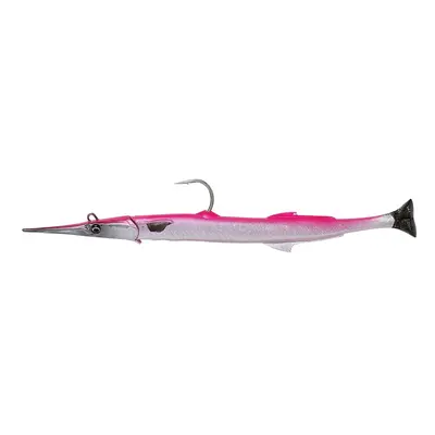 Savage gear gumová nástraha 3d needlefish pulse tail pink silver - 14 cm 12 g