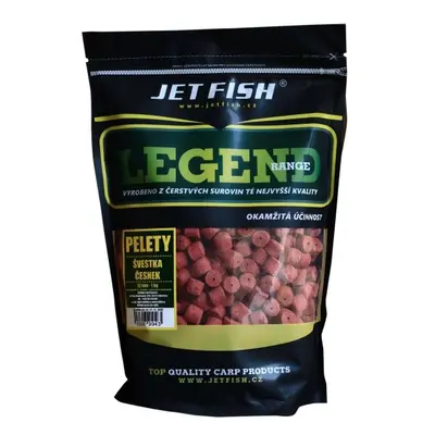 Jet fish pelety legend range 4 mm 1 kg-žlutý impuls-ořech/javor