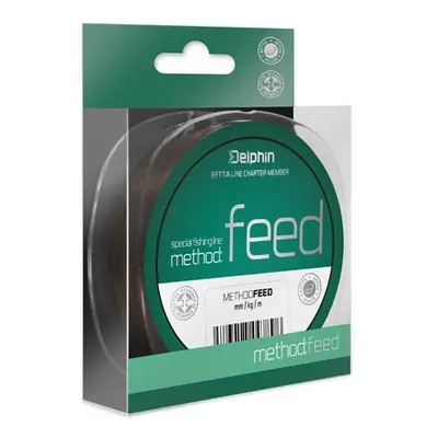 Delphin vlasec method feed hnědá 150 m-průměr 0,14 mm / nosnost 4 lb