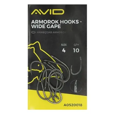 Avid carp háčky armorok hooks wide gape - 4