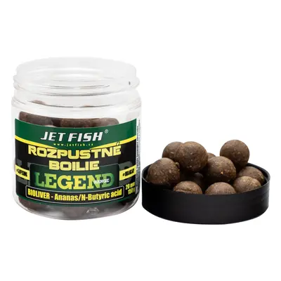 Jet fish rozpustné boilie legend range bioliver-ananas/n-butyric 250 ml - 24 mm