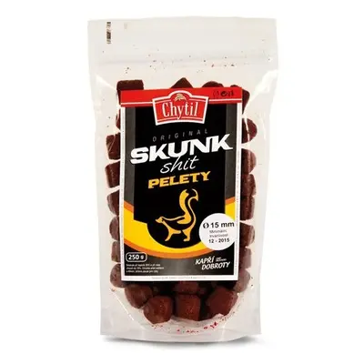 Chytil chytací pelety s dírkou 250 g - příchuť skunk - průměr 20 mm