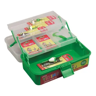 Kinetic kufřík little viking tackle box kit green