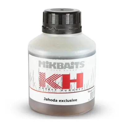 Mikbaits booster krvavý huňáček jahoda exclusive 250 ml