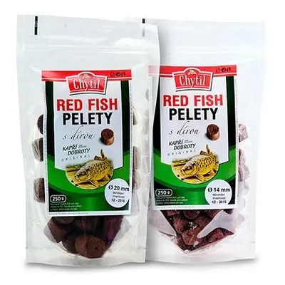 Chytil pelety red fish s dírou 250 g - 20 mm