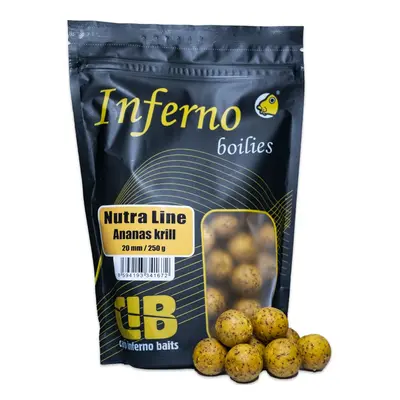 Carp inferno boilies nutra line ananas krill - 250 g 20 mm